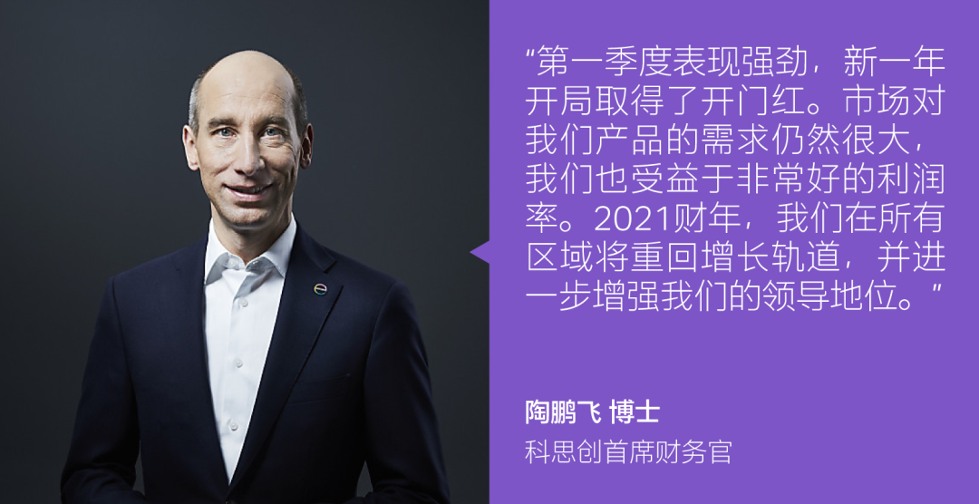 开门红 | 科思创发布2021年第一季度财报