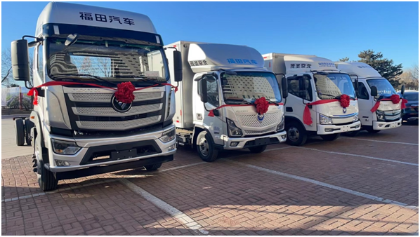 高端智慧新一代 美好物流新选择 欧马可智蓝EX纯电轻卡亮相京津冀