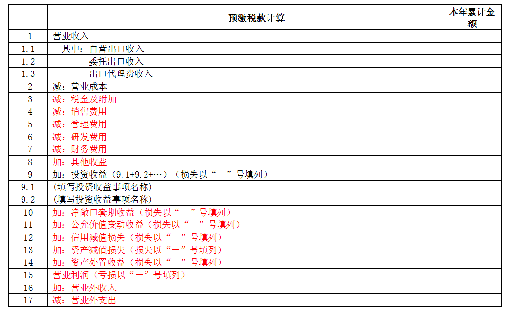 预缴纳税申报怎么更正__预缴纳税申报表