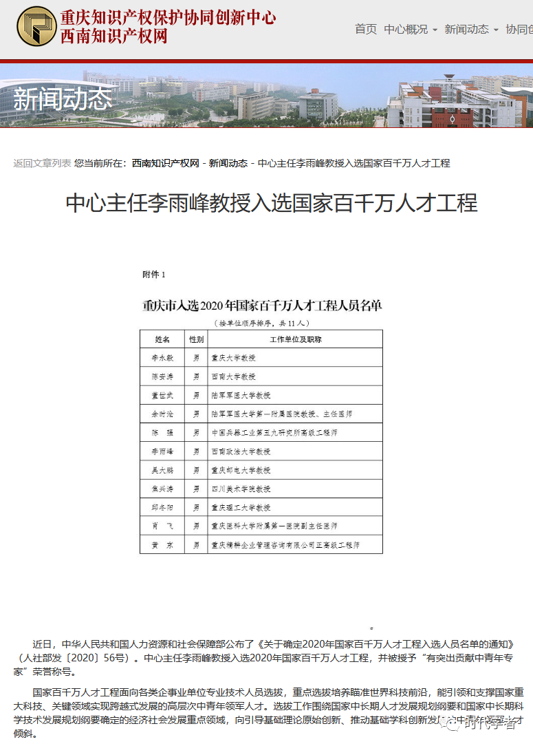 关注 年国家百千万人才工程入选名单已公布 时代学者 微信公众号文章阅读 Wemp