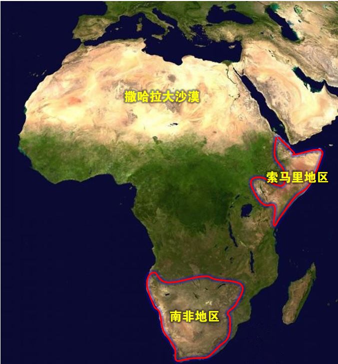 纳米布沙漠地理位置图片