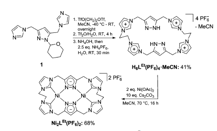 commun.,  2016,  52, 9089),镍离子可以与咪唑环上的c和吡唑环