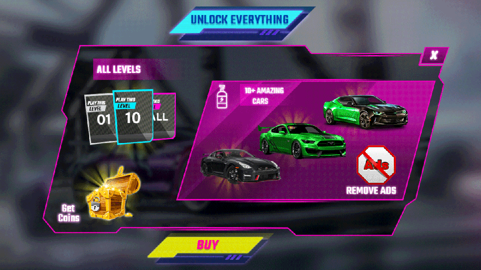 赛车游戏界面设计分析