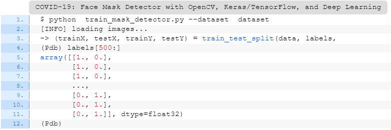 COVID-19：利用Opencv, Keras/Tensorflow和深度學習進行口罩檢測