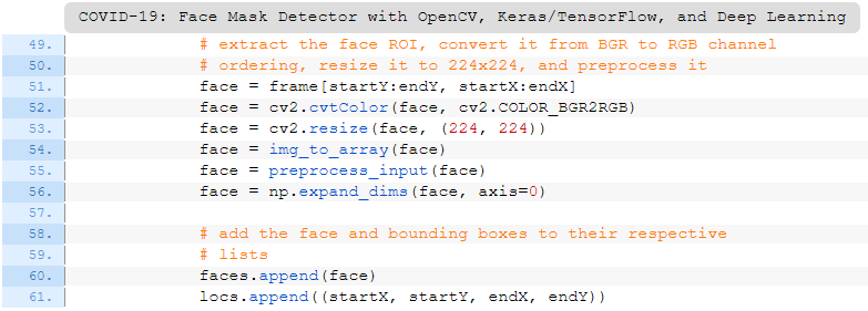 COVID-19：利用Opencv, Keras/Tensorflow和深度學習進行口罩檢測