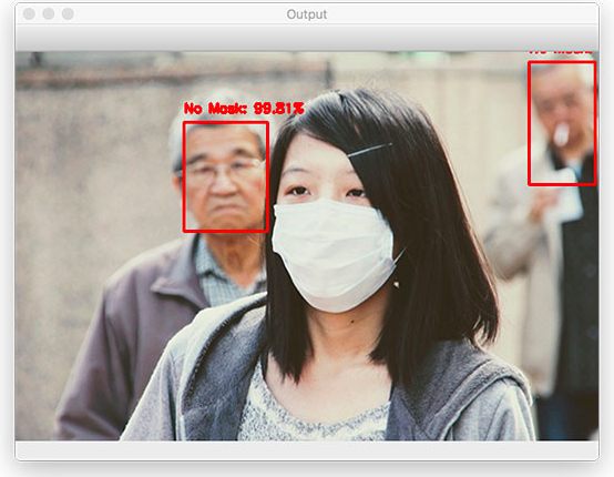 COVID-19：利用Opencv, Keras/Tensorflow和深度學習進行口罩檢測