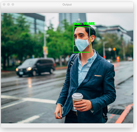 COVID-19：利用Opencv, Keras/Tensorflow和深度學習進行口罩檢測