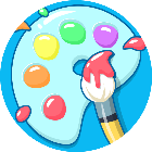 应用icon-儿童涂色游戏2024官方新版