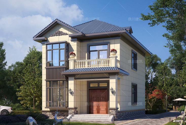 4套小开间二层别墅,低调实用造价低,建房人心中的憧憬