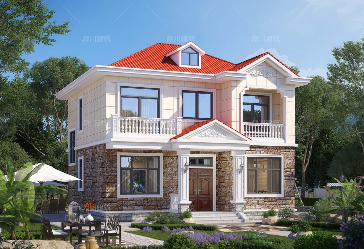 5套10x10二层自建房布局大方以实用经济为主不大不小刚刚好