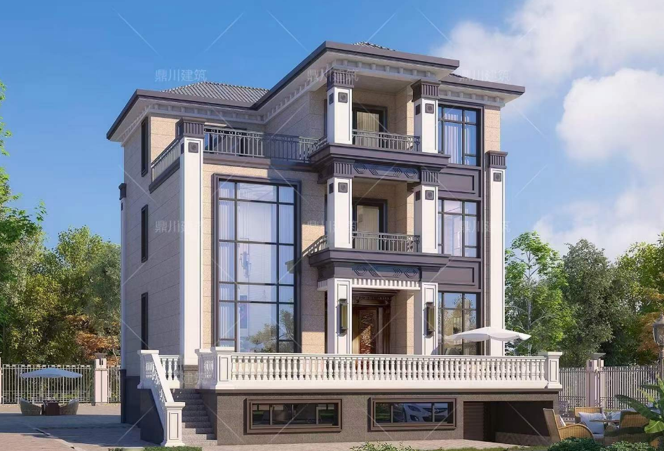 9套带架空层别墅,用处多多一举三得,豪华气派一看就不简单