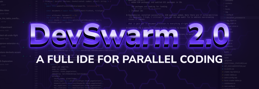 DevSwarm 2.0 Banner