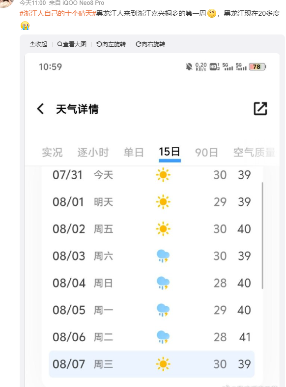 已老实,杭州拿下全国高温榜榜首!浙江到底还要热多久.