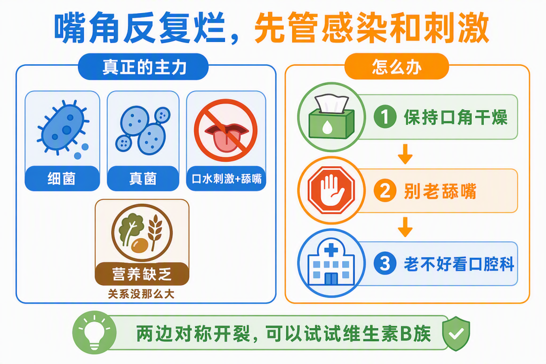 口角炎的真实成因与处理
