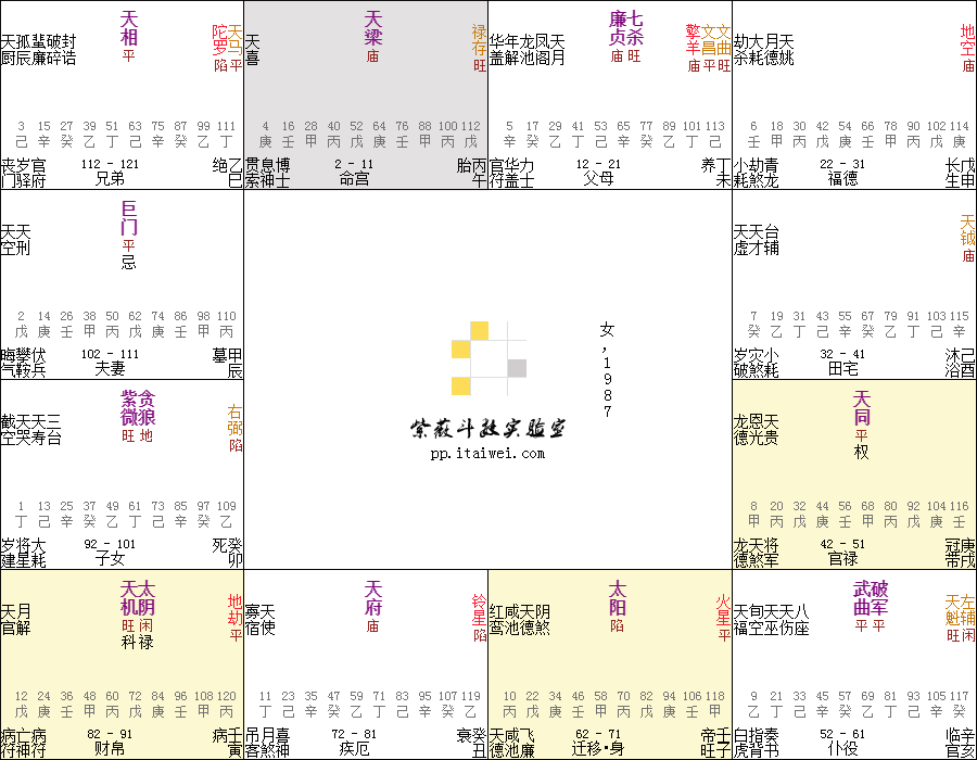 紫微斗数格局 六 天梁在午寿星入庙格案例分析 龙眠山人