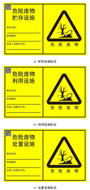 危廢標(biāo)識牌定制