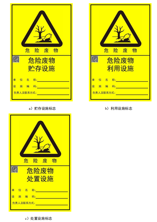 危廢標(biāo)識牌定制