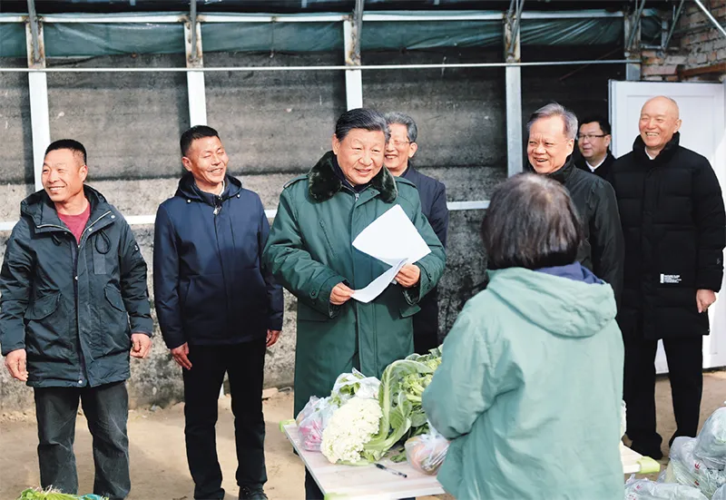 习近平在天津西青区考察