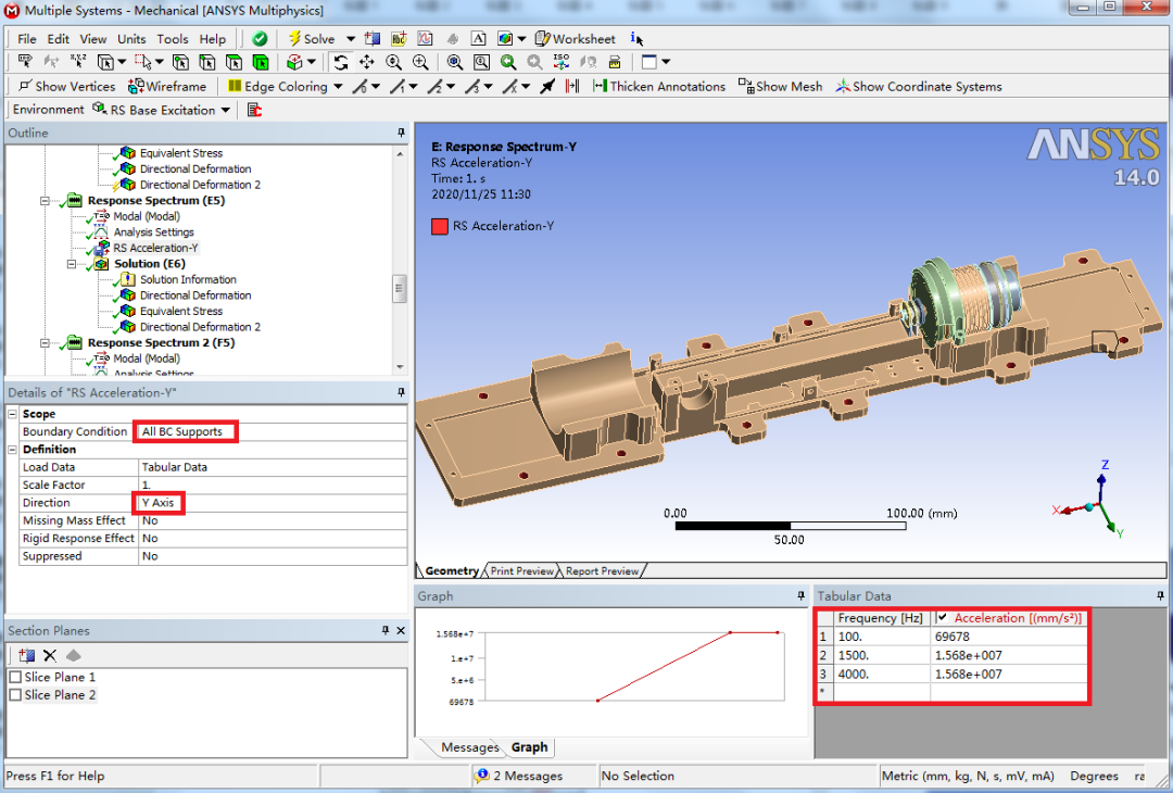 ANSYS Workbench 冲击谱分析的图9