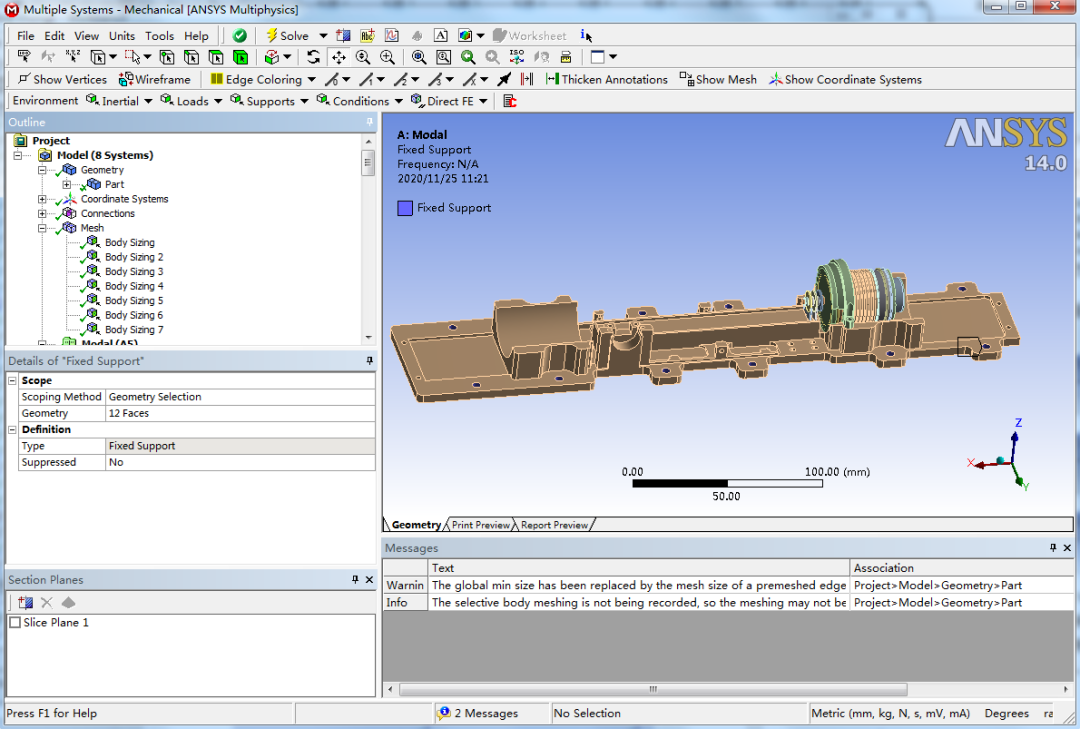 ANSYS Workbench 冲击谱分析的图3