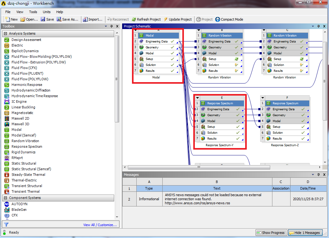 ANSYS Workbench 冲击谱分析的图2