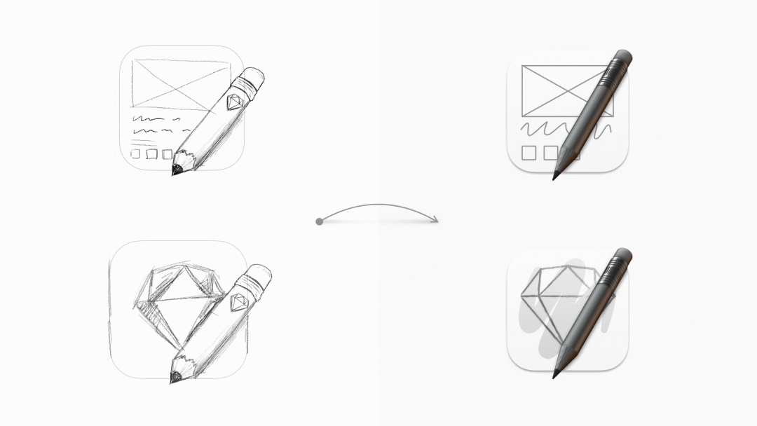 新的Sketch图标：我们如何为Big Sur重新设计一个经典的图标- 追波范儿 