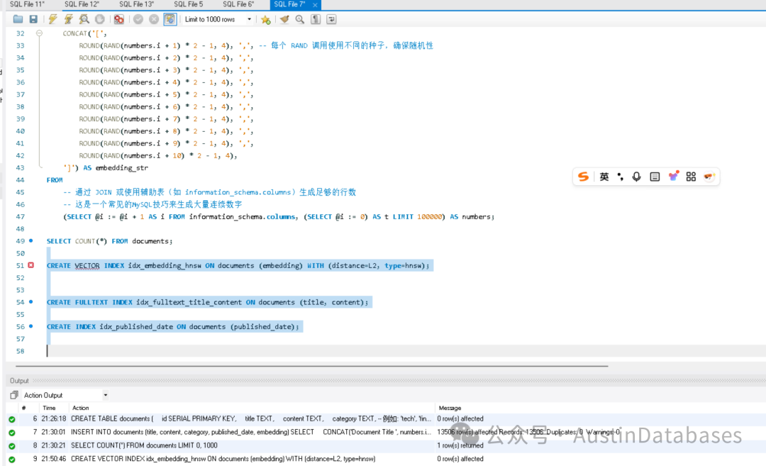 测试hybrid search for OceanBase