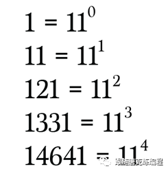 11 的幂