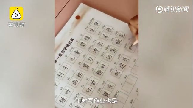 8歲孩子印刷體字爆紅：最自律的孩子背後，站著最狠心的父母 親子 第4張