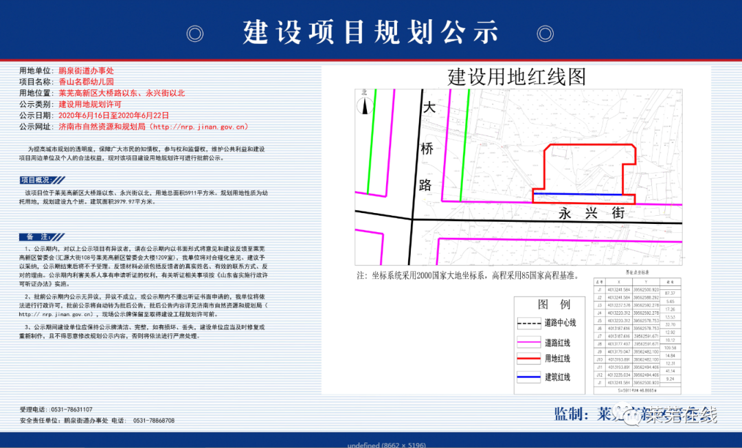 设置9个班！莱芜高新区又一所幼儿园规划公示了，位置在这...(图1)
