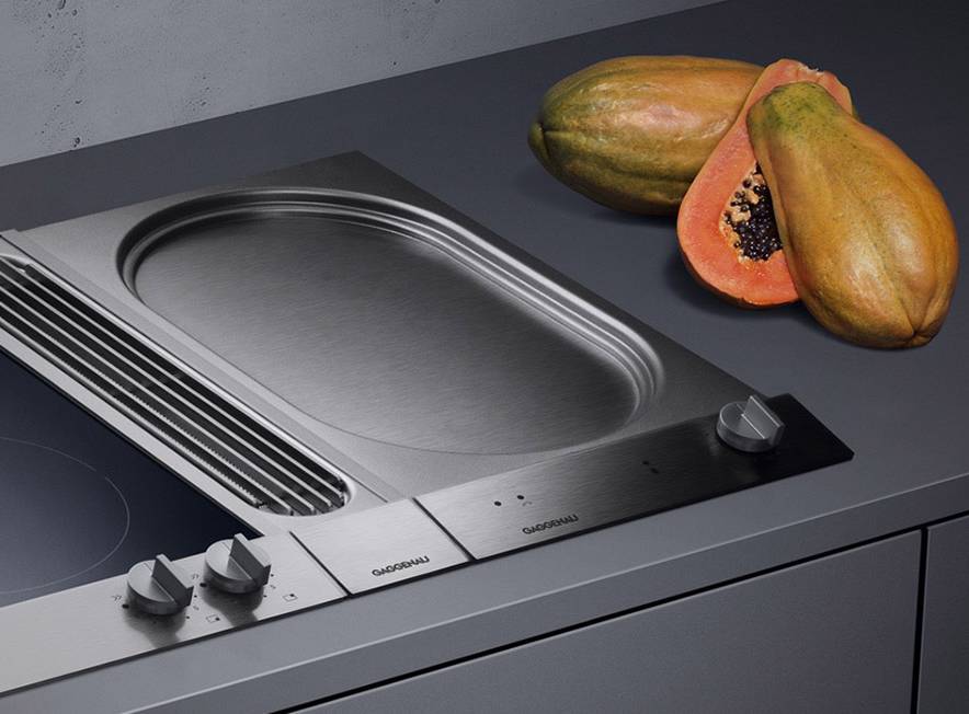 嘉格纳 gaggenau 200系列 内嵌式不锈钢铁板灶
