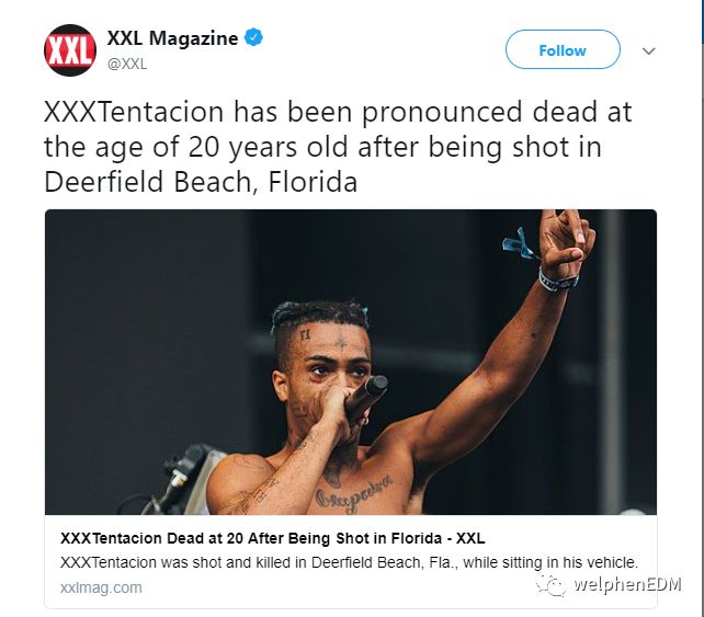 美国饶舌歌手xxxtentacion生前曾力邀jack U制作他的下张专辑 Welphenedm 微信公众号文章阅读 Wemp