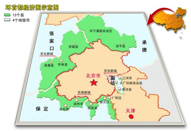 北京河北区域分布图图片