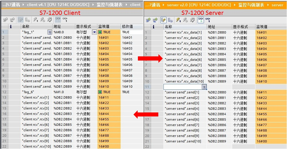 同一项目下的S7-1200之间的S7通信的图14