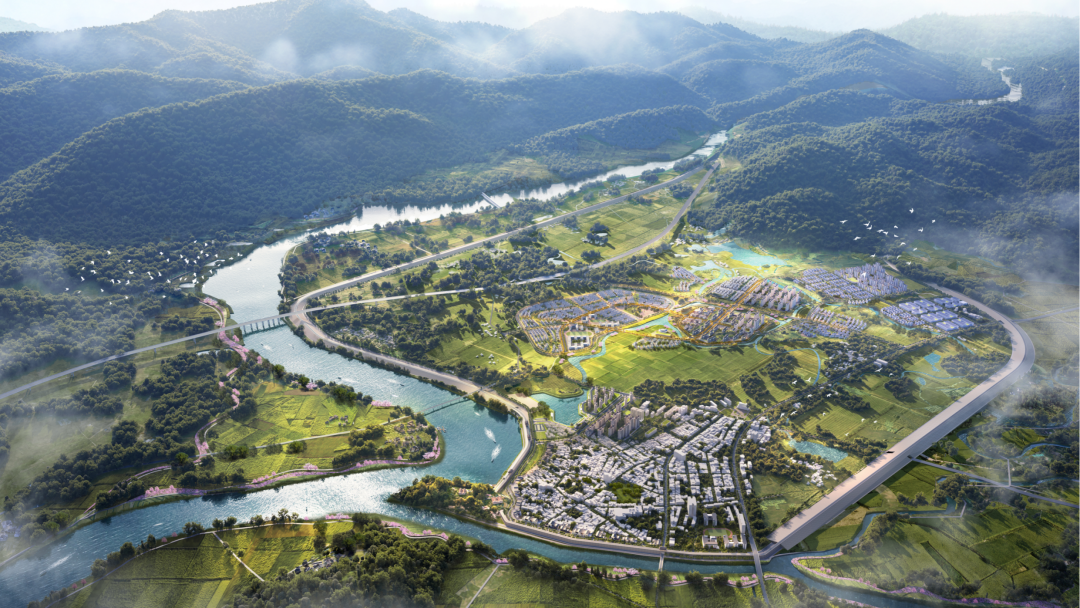 英德市大湾镇效果图。广东省水利厅 供图