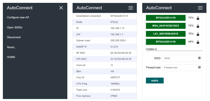 AutoConnect：通过网页界面轻松配置ESP8266/ESP32的WiFi连接 - ESP-32