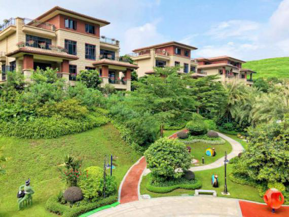 (图片来源于:肇庆碧桂园龙熹山宣传图)产品涵盖建筑面积约98㎡-217㎡