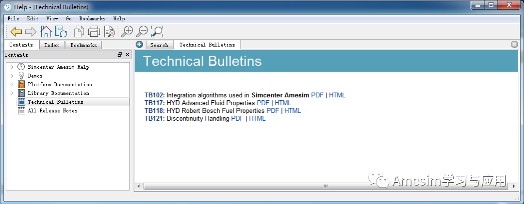Amesim入门教程在线阅读 amesim帮助文档的图12