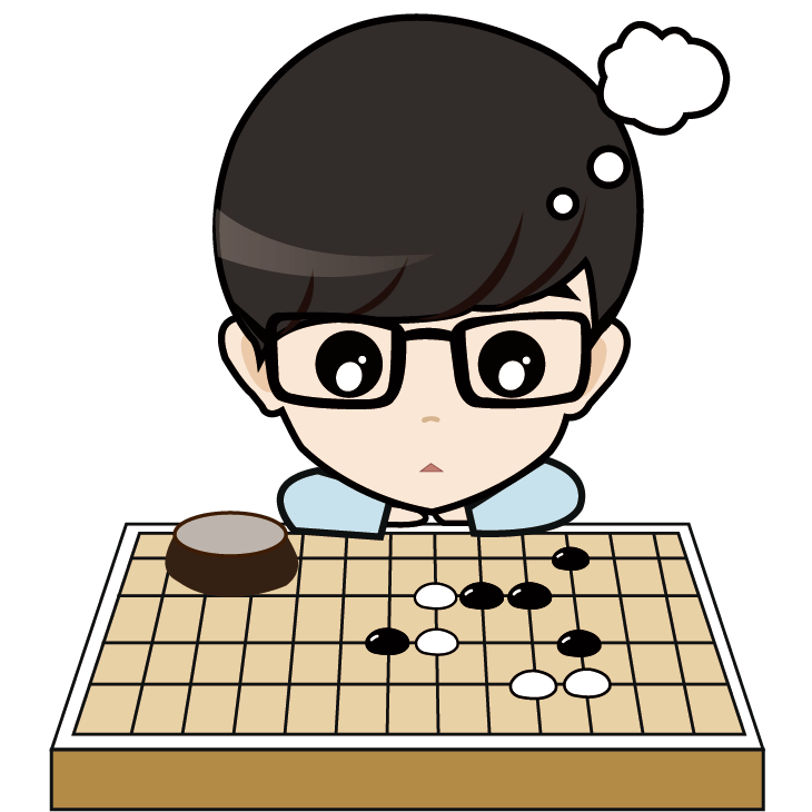 玩五子棋简笔画图片