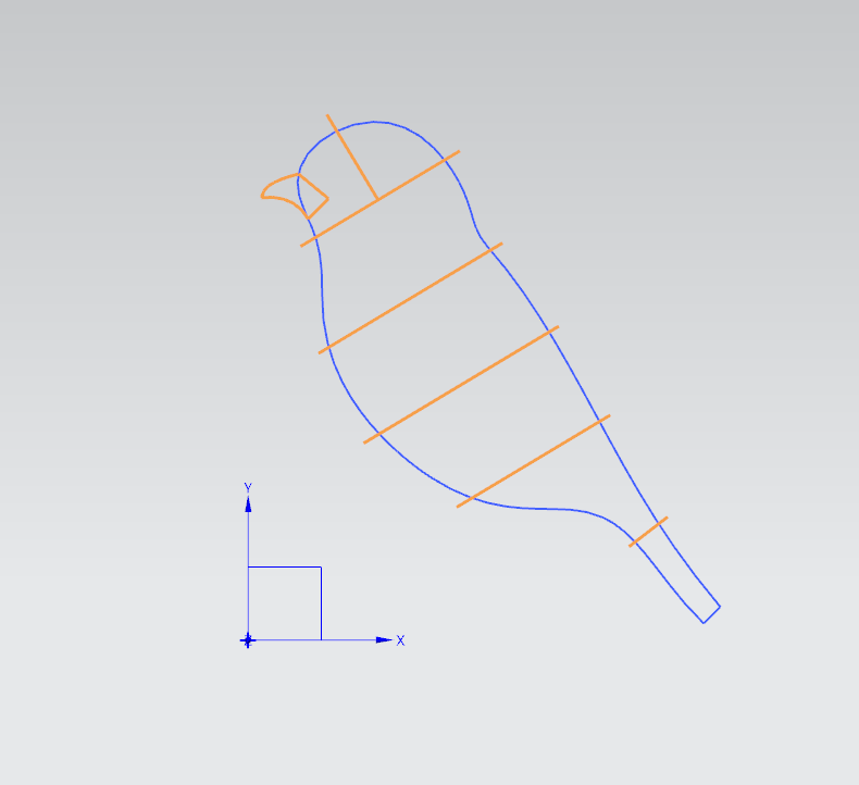 UG/NX 如何绘制曲面？鸟的曲面模型，ug曲面教程的图4