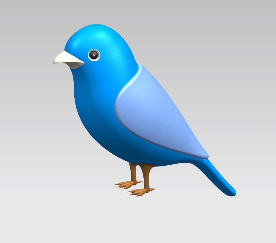 UG/NX 如何绘制曲面？鸟的曲面模型，ug曲面教程的图34