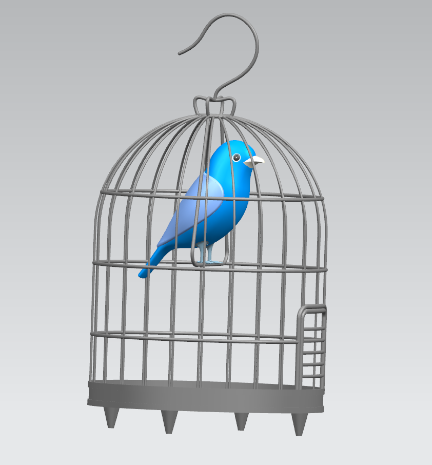 UG/NX 如何绘制曲面？鸟的曲面模型，ug曲面教程的图1