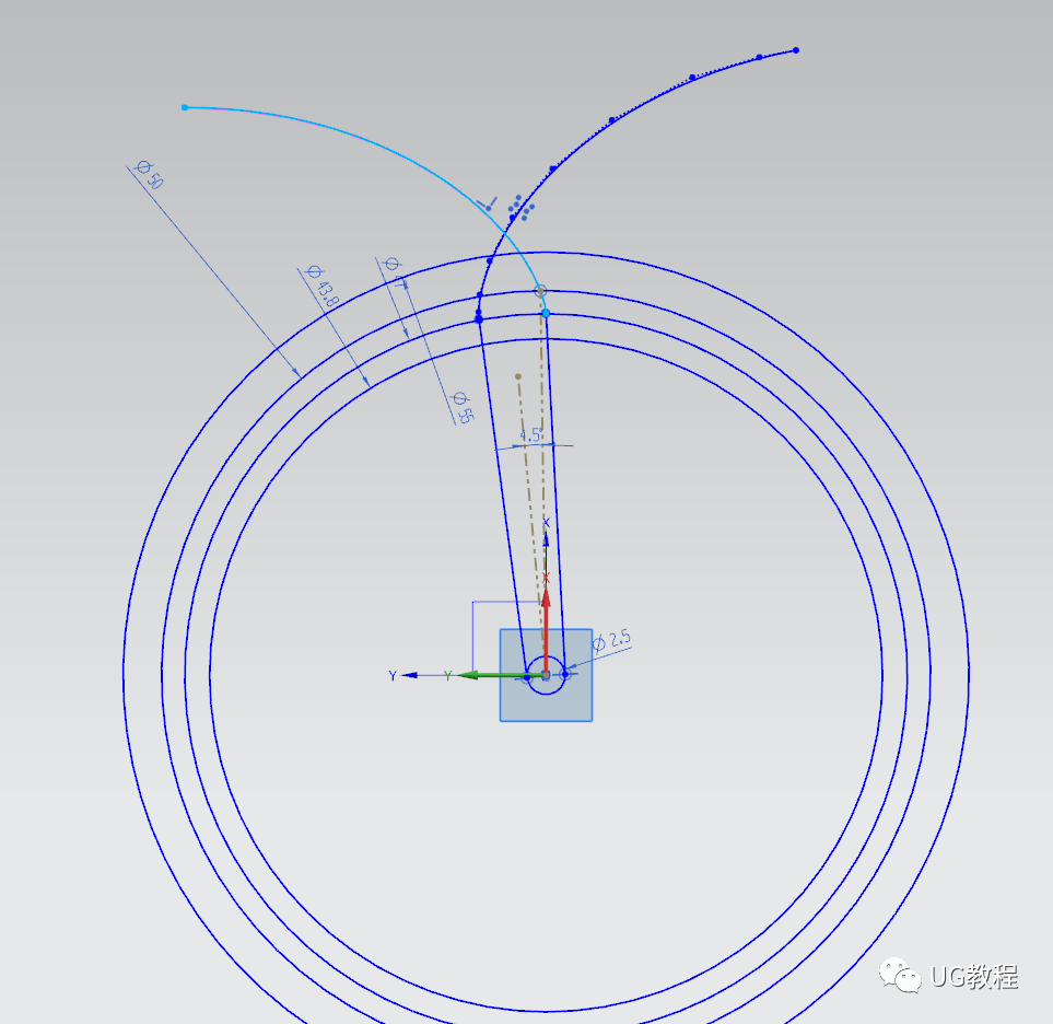 UG NX如何手动画标准齿轮，渐开线方程线你会画吗？的图8