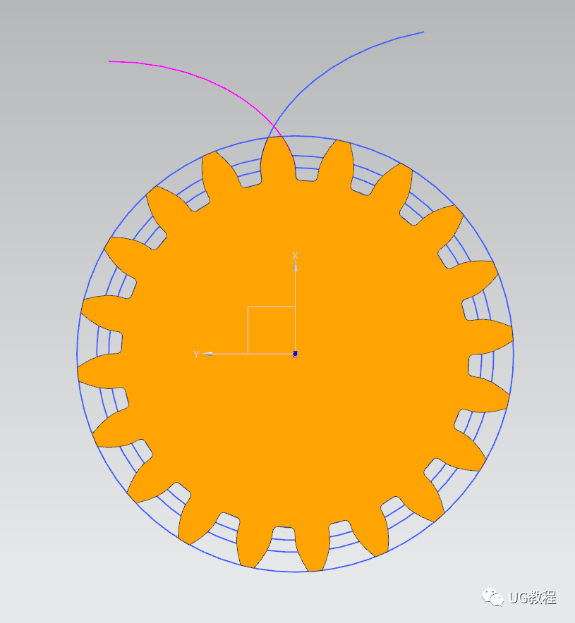 UG NX如何手动画标准齿轮，渐开线方程线你会画吗？的图12