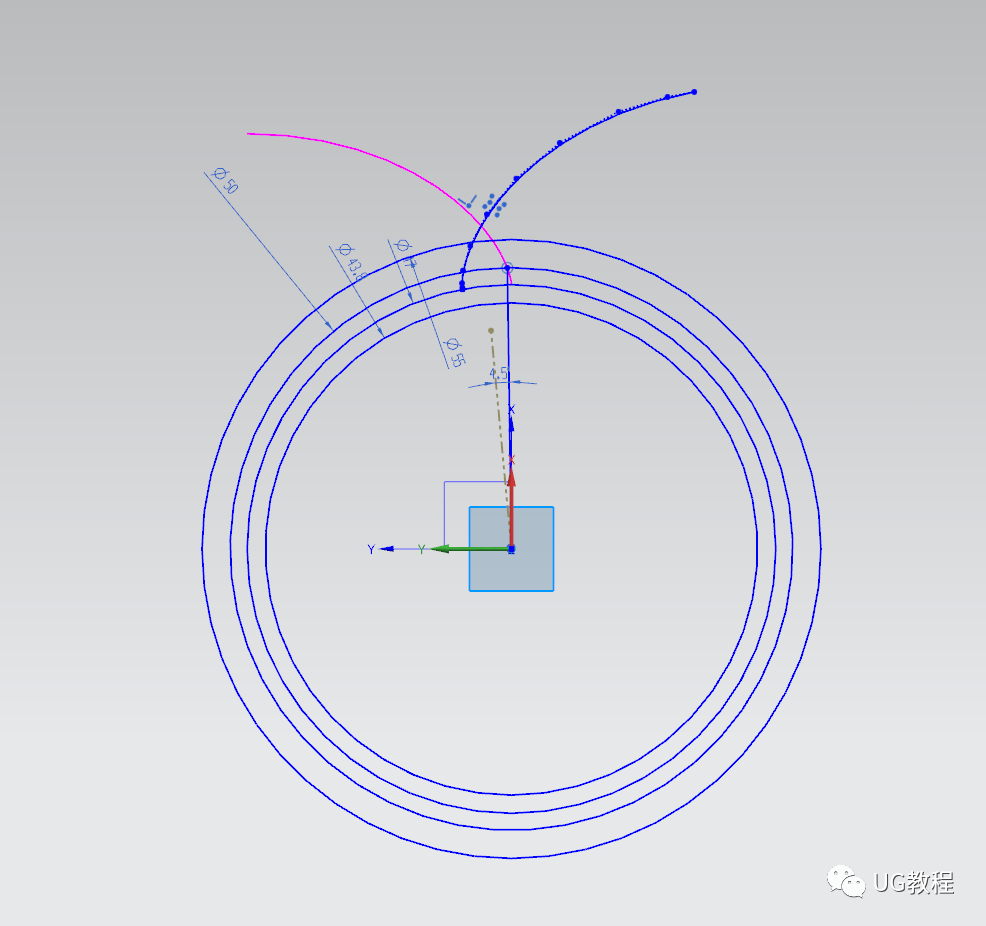UG NX如何手动画标准齿轮，渐开线方程线你会画吗？的图7