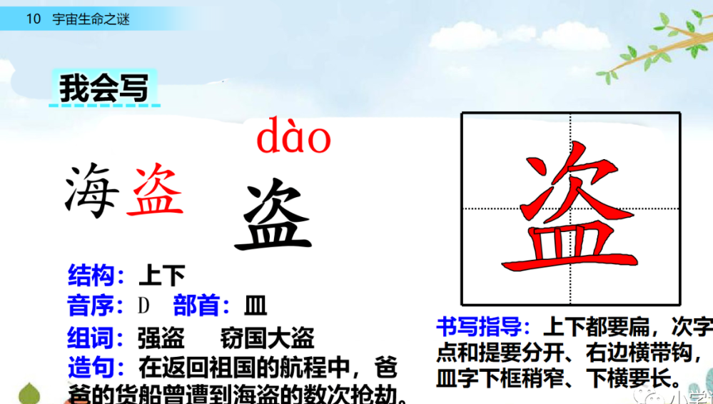 【小学语文】部编语文六年级上册第10课《宇宙生命之谜》课文朗读+图文解读+视频+课后练习