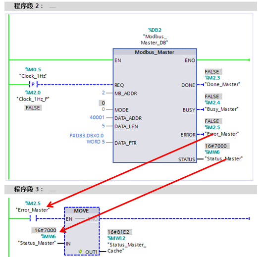 S7-1200 Modbus RTU通讯及V3版指令功能的图22