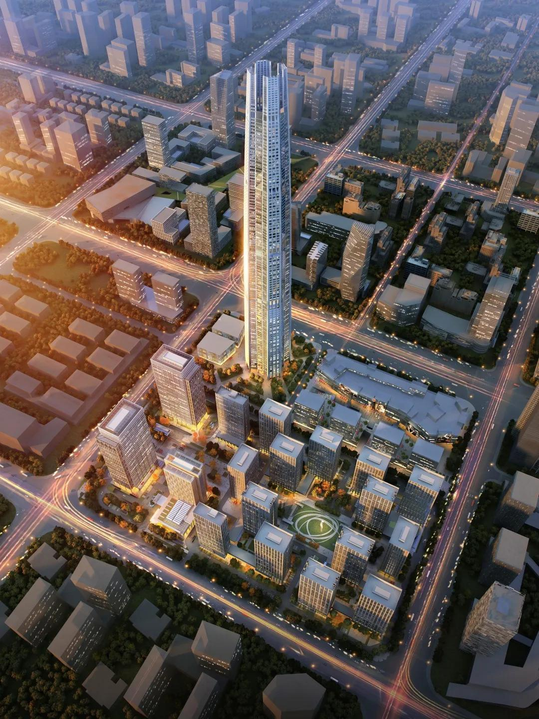 西安第一高楼正式昵称：“秦天柱”(图7)