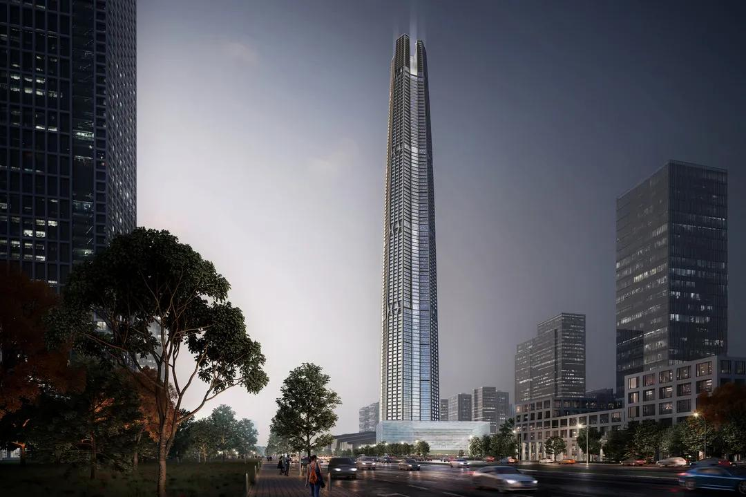 西安第一高楼正式昵称：“秦天柱”(图6)