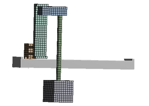 无网格划分新技术midas MeshFree - 瞬态响应分析案例的图25